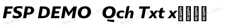 FSP DEMO   Qch Txt x字体转换